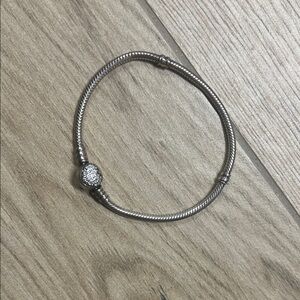 Pandora Silver Bracelet with Sparkling Bead